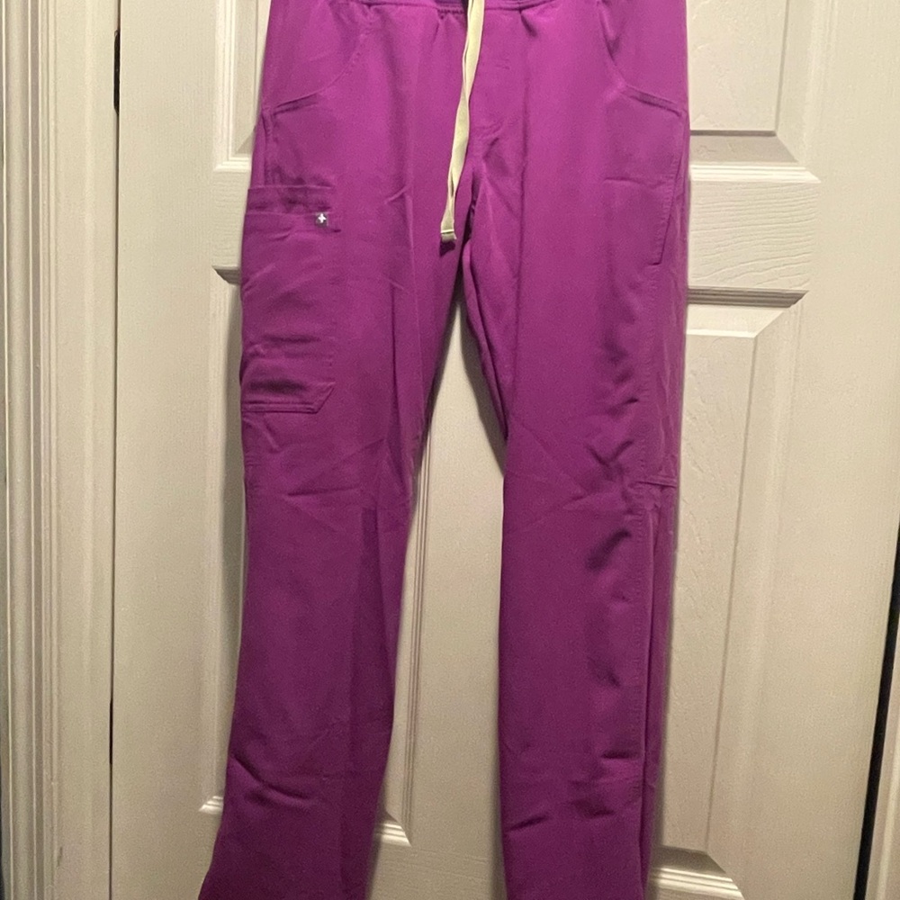 Figs Women's Purple Straight Leg Pants